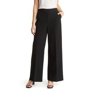 Nordstrom High Waist Wide Leg Pants Side Pockets Sz-6 NWT MSRP $99